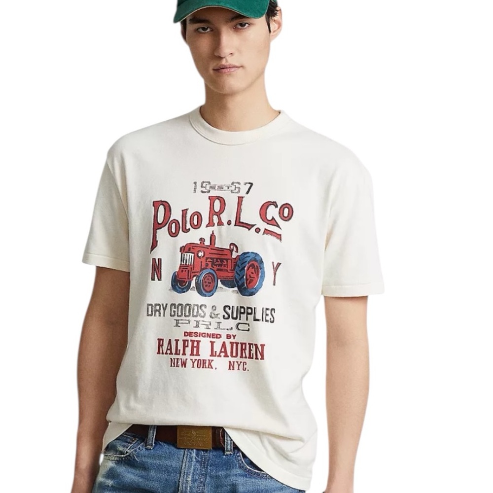 Polo Ralph Lauren Classic Cream Tee